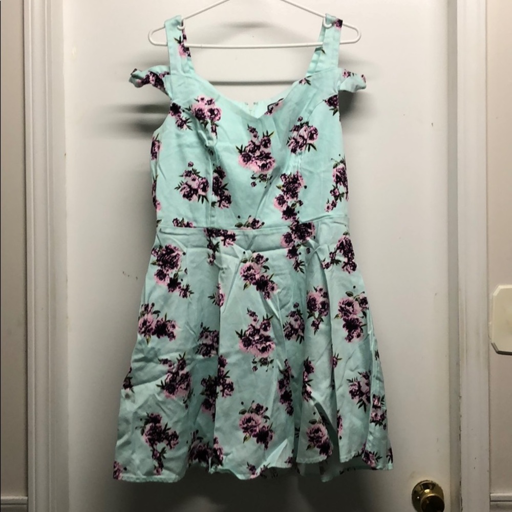 Turquoise vintage style sundress from Hot Topic